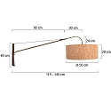 Steinhauer wall luminaire ELEGANT CLASSY E27 IP20, dimmable