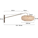 Steinhauer Luminaire mural ELEGANT CLASSY E27 IP20, gradable