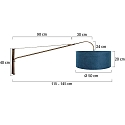 Steinhauer Luminaire mural ELEGANT CLASSY E27 IP20, gradable