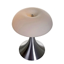 Lampe de table ANCILLA à 2 flammes, rond, indirect E14 IP20, acier brossé 