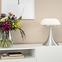 Steinhauer Steinhauer Table lamp ANCILLA, 1 flame, glass, steel
