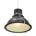 Steinhauer Luminaire � suspension PARADE Bas, � 1 flamme, avec diffuseur E27 IP20, noir mat gradable