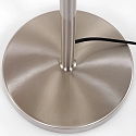 Mexlite Lampadaire KARL avec bras articul�, r�glable, avec variateur tactile IP20, acier bross� gradable
