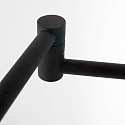 Mexlite Lampadaire KARL avec bras articul�, r�glable, avec variateur tactile IP20, noir mat gradable