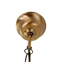 Steinhauer Luminaire � suspension PIMPERNEL � 2 flammes E14 IP20, bronze, transparent gradable