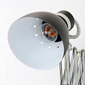 Luminaire mural SPRING langue, avec interrupteur, avec prise de courant, r�glable E27 IP20, noir mat gradable