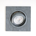 Lumi�re encastr�e P�LITE SPOT pivotant, carr� GU10 IP20