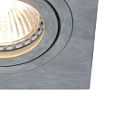 Lumi�re encastr�e P�LITE SPOT pivotant, carr� GU10 IP20