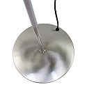 Mexlite Lampadaire BIRON avec bras flexible, avec variateur tactile IP20, acier bross� gradable