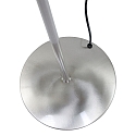 Mexlite Lampadaire BIRON avec bras flexible, avec variateur tactile IP20, acier bross� gradable