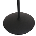Mexlite Lampadaire BIRON avec interrupteur, avec bras flexible IP20, noir mat gradable