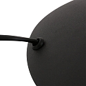 Mexlite Lampadaire BIRON avec interrupteur, avec bras flexible IP20, noir mat gradable