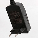 Mexlite Lampadaire BIRON avec interrupteur, avec bras flexible IP20, noir mat gradable