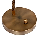 Mexlite Lampe de table BIRON � 1 flamme IP20, bronze, blanche gradable