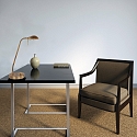 Mexlite Lampe de table BIRON � 1 flamme IP20, bronze, blanche gradable