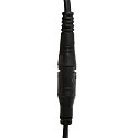 Mexlite table lamp BIRON with switch, with flex arm IP20, black matt dimmable