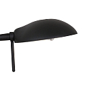 Mexlite table lamp BIRON with switch, with flex arm IP20, black matt dimmable