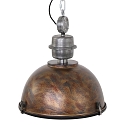 Steinhauer Luminaire � suspension BIKKEL - � 42CM � 1 flamme, m�dium E27 IP20, marron, tachet� gradable