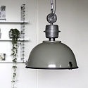 Steinhauer pendant luminaire BIKKEL - � 42CM 1 flame, medium E27 IP20, green dimmable