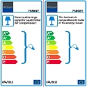 Steinhauer Luminaire � suspension BIKKEL - � 42CM � 1 flamme, m�dium E27 IP20, brillant, acier gradable