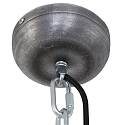 Steinhauer pendant luminaire BIKKEL - � 42CM 1 flame, medium E27 IP20, black matt dimmable