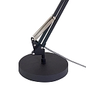 anne light & home Lampe de table ZAPPA avec interrupteur, avec bras articul�, avec prise de courant E27 IP20, noir mat 