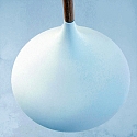 Mexlite Luminaire � suspension BJORR - � 33CM � 1 flamme, petit, haut E27 IP20, blanc mat gradable