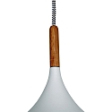 Mexlite Luminaire � suspension BJORR - � 33CM � 1 flamme, petit, haut E27 IP20, blanc mat gradable