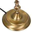 Mexlite Lampe de table BELANA � 1 flamme E27 IP20, vert, bronze gradable