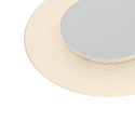 Steinhauer ceiling luminaire LIDO round, medium, indirect, perforated IP20, white matt dimmable
