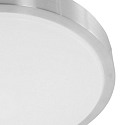 Mexlite Plafonnier ext�rieur GALAXY cylindrique, m�dium, commutable IP44, acier bross� 
