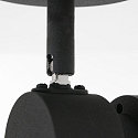 Steinhauer Spot NATASJA à 1 flamme, Dim-To-Warm, réglable GU10 IP20, noir mat gradable