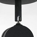 Steinhauer Spot NATASJA à 1 flamme, Dim-To-Warm, réglable GU10 IP20, noir mat gradable