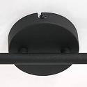 Steinhauer Rampe de projecteurs NATASJA à 2 flammes, Dim-To-Warm, réglable GU10 IP20, noir mat gradable