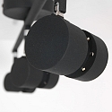 spotlight bar NATASJA 3 flames, long, Dim-To-Warm, adjustable GU10 IP20, steel brushed dimmable