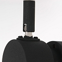 Steinhauer Rampe de projecteurs NATASJA 4 flammes, langue, Dim-To-Warm, réglable GU10 IP20, noir mat gradable