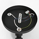 Steinhauer Rampe de projecteurs NATASJA 3 flammes, rond, Dim-To-Warm, réglable GU10 IP20, noir mat gradable