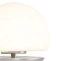 Lampe de table ANCILLA rond, court, avec variateur tactile G9 IP20, hêtre, couleur naturelle gradable