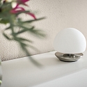 Lampe de table ANCILLA rond, court, avec variateur tactile G9 IP20, hêtre, couleur naturelle gradable