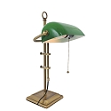 Lampe de table ANCILLA langue, r�glable, avec cha�ne d'interrupteur � tirette E27 IP20, bronze bross� 