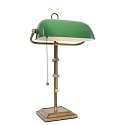 Steinhauer Lampe de table ANCILLA langue, r�glable, avec cha�ne d'interrupteur � tirette E27 IP20, bronze bross� 
