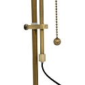 Steinhauer Lampe de table ANCILLA langue, r�glable, avec cha�ne d'interrupteur � tirette E27 IP20, bronze bross� 