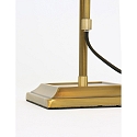 Steinhauer Lampe de table ANCILLA langue, r�glable, avec cha�ne d'interrupteur � tirette E27 IP20, bronze bross� 