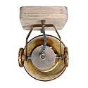 Mexlite Luminaire de plafond GEARWOOD � 1 flamme, r�glable E27 IP20, bronze, antique gradable