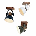 Mexlite Mexlite Spot GEARWOOD, 1 flame, green