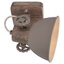 Mexlite ceiling luminaire GEARWOOD E27 IP20, dimmable