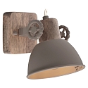 Mexlite ceiling luminaire GEARWOOD E27 IP20, dimmable
