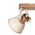 Mexlite ceiling luminaire GEARWOOD E27 IP20, dimmable