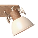 Mexlite ceiling luminaire GEARWOOD E27 IP20, dimmable