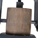 Mexlite Luminaire de plafond GEARWOOD � 2 flammes, r�glable E27 IP20, gris, mat gradable